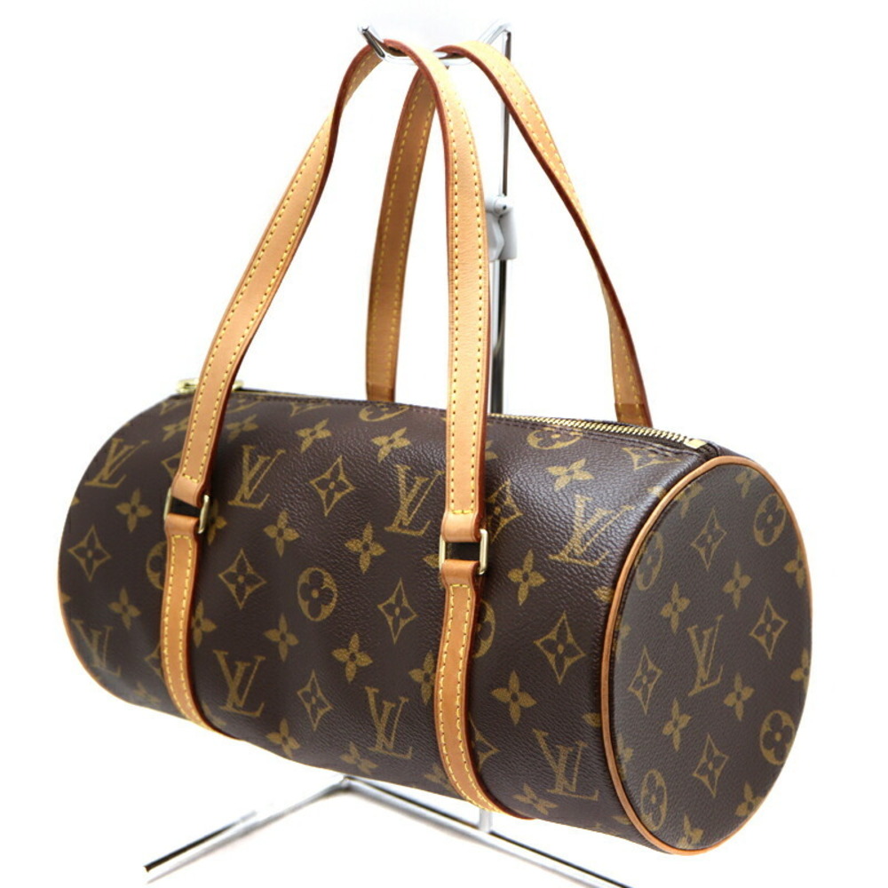 LOUIS VUITTON Papillon Handbag Monogram Canvas Brown
